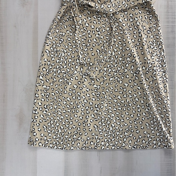 J. MCLAUGHLIN Catalina cloth dolly shirt dress animal print soft stretch S - Picture 4 of 11